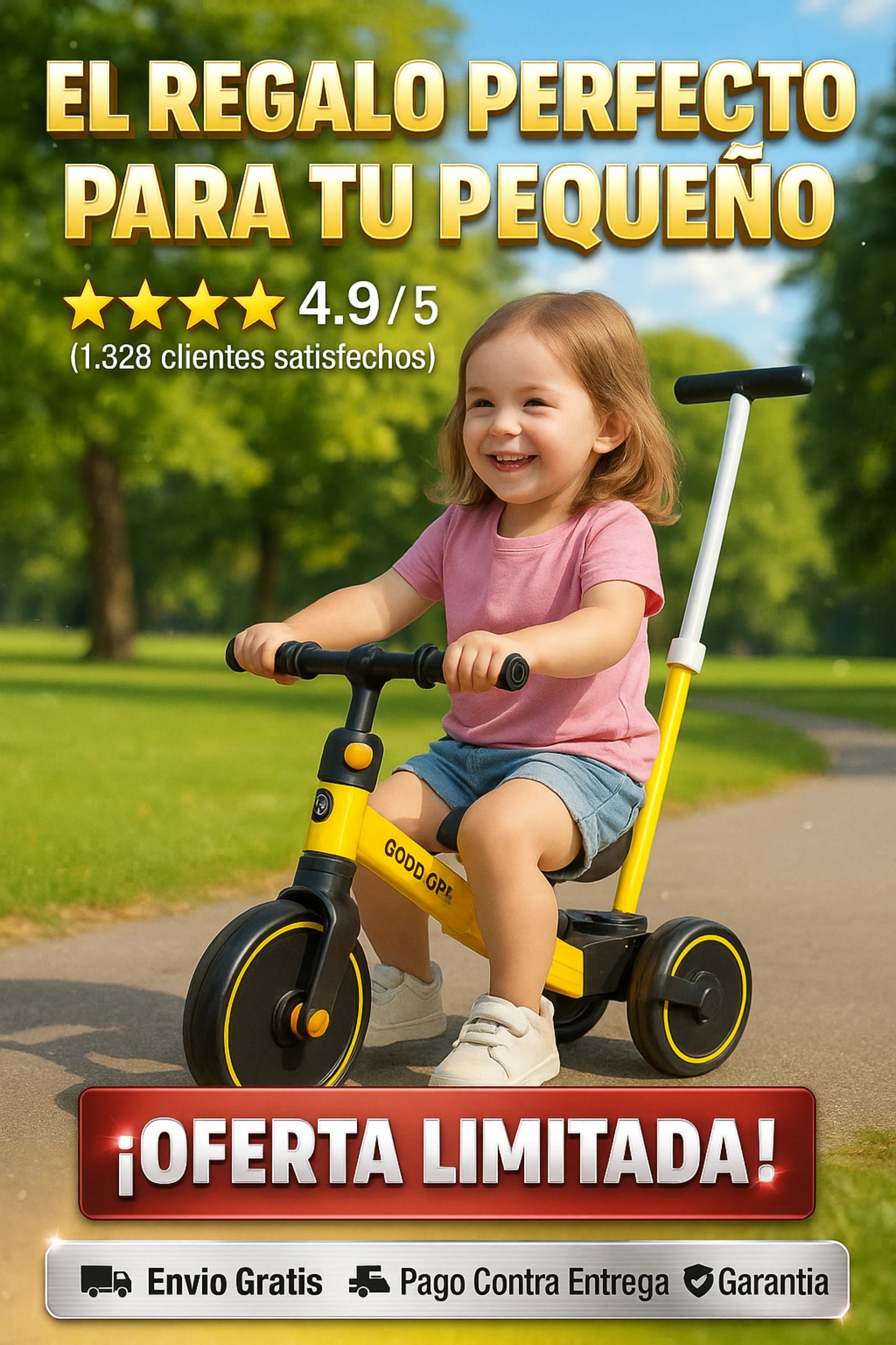 Bicicleta Triciclo 3 en 1