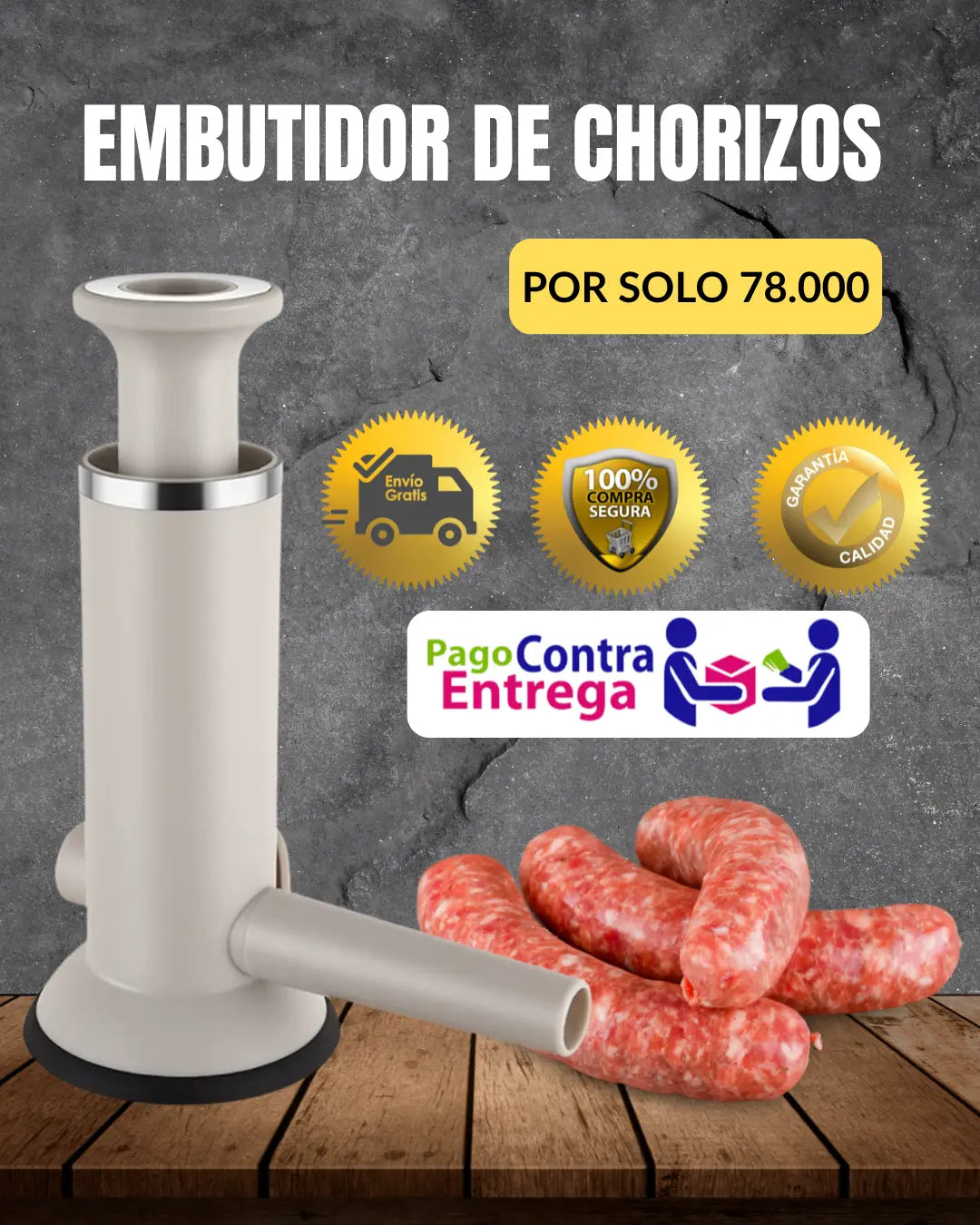 EMBUTIDOR DE CHORIZO TIENDA DM