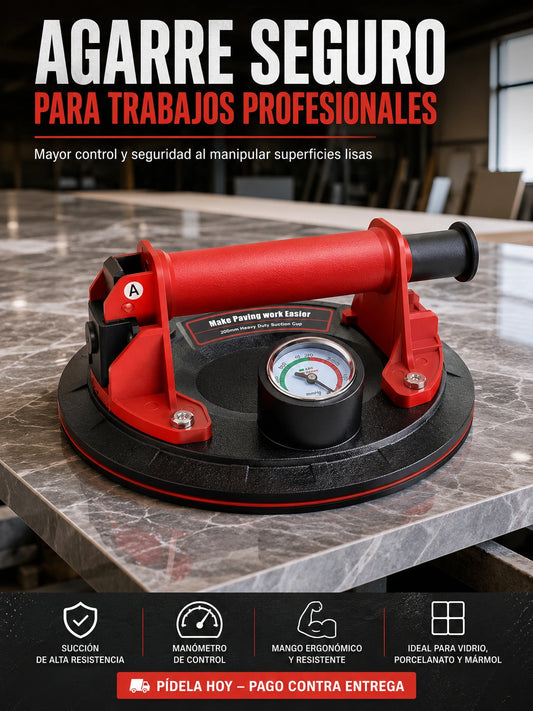 Ventosa de Succión Profesional con Manómetro