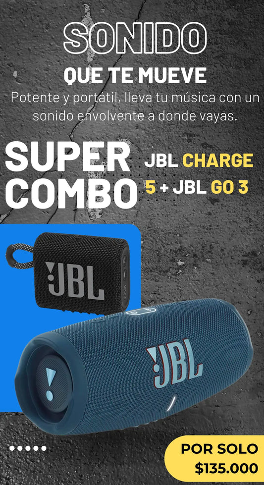 PARLANTE   CHARGE 5 + GO 3 DM