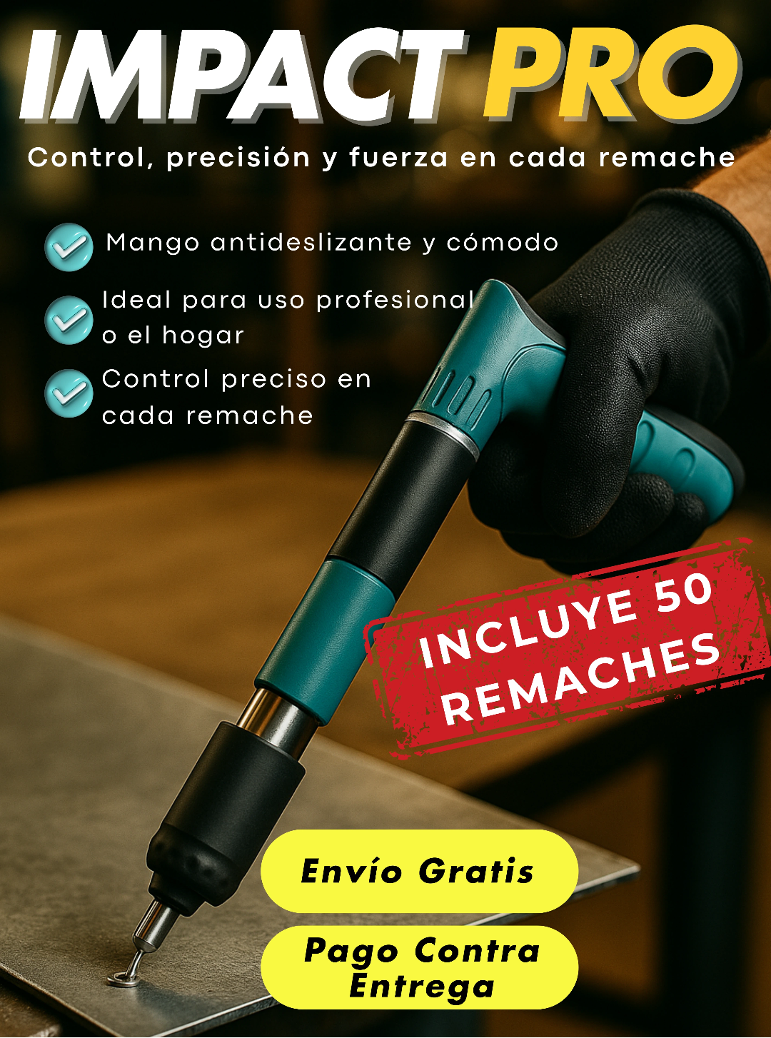 Impact Pro | Remachadora de Precisión