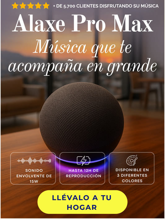 Alaxe Pro Max | Un Diseño que Suena a tu Ritmo