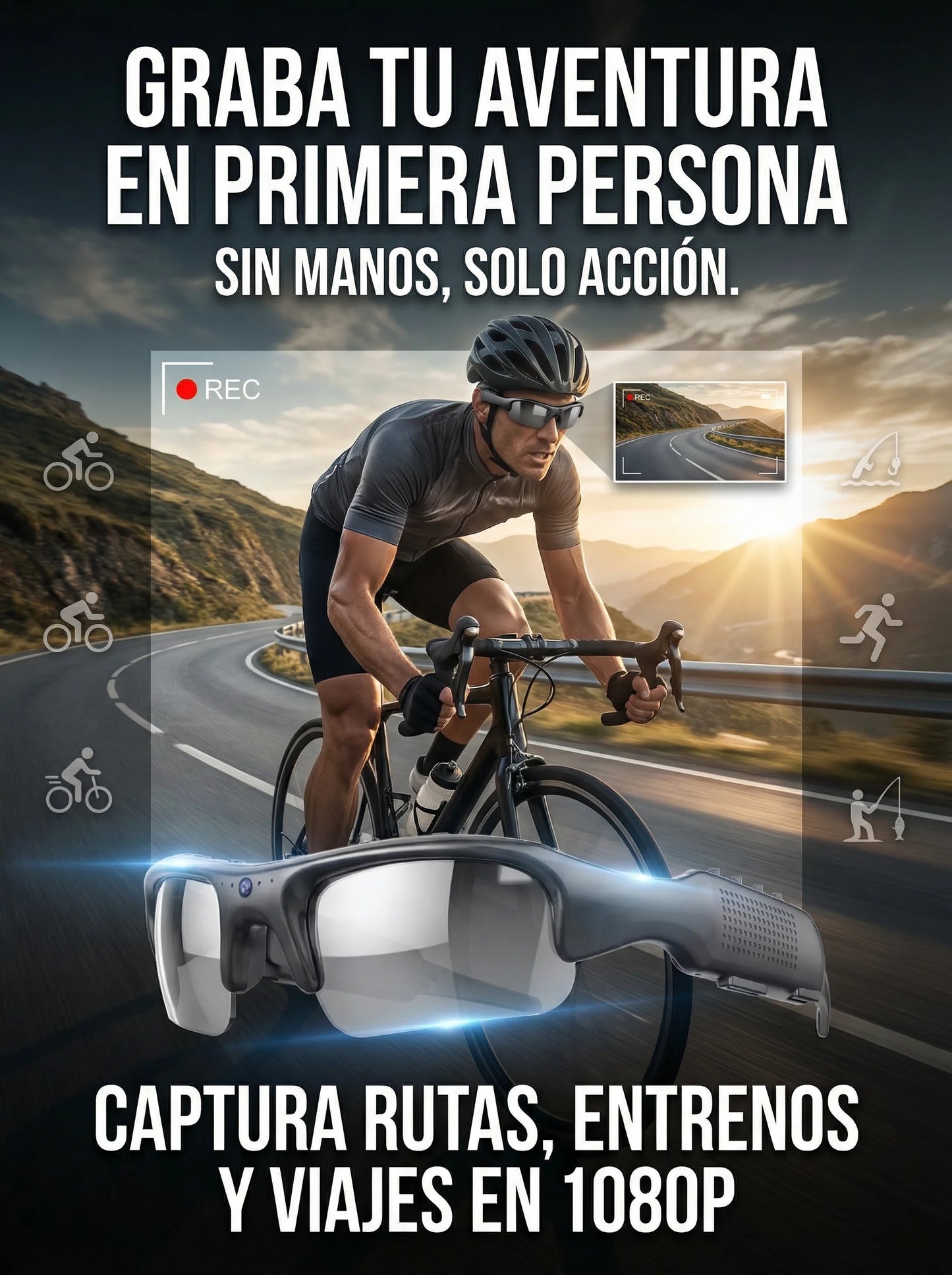 Gafas Deportivas con WIFI